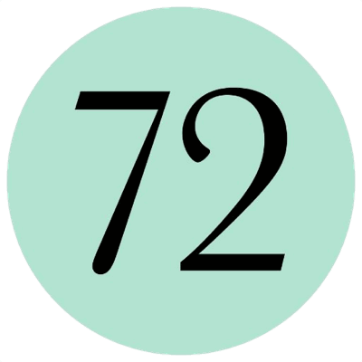 72 Hair Logo